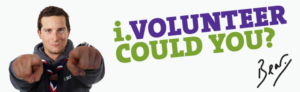 Bear Grylls says I volunteer, could you?